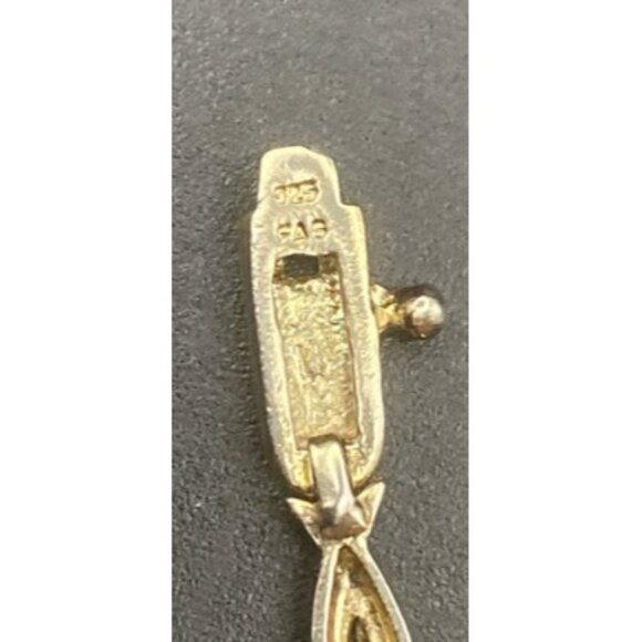 FAS Sterling Vermeil Bracelet Multi Color Gemstone Diamond Accent 2 Tone 7.5" - Picture 16 of 16